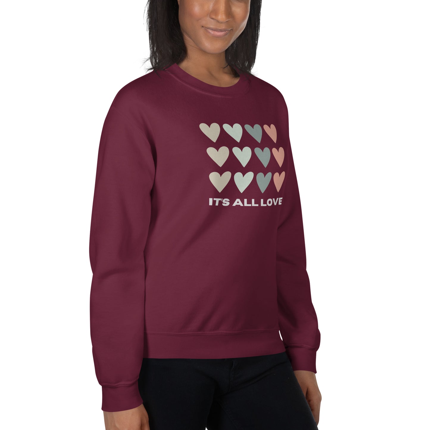 It's All Love Unisex Sweatshirt
