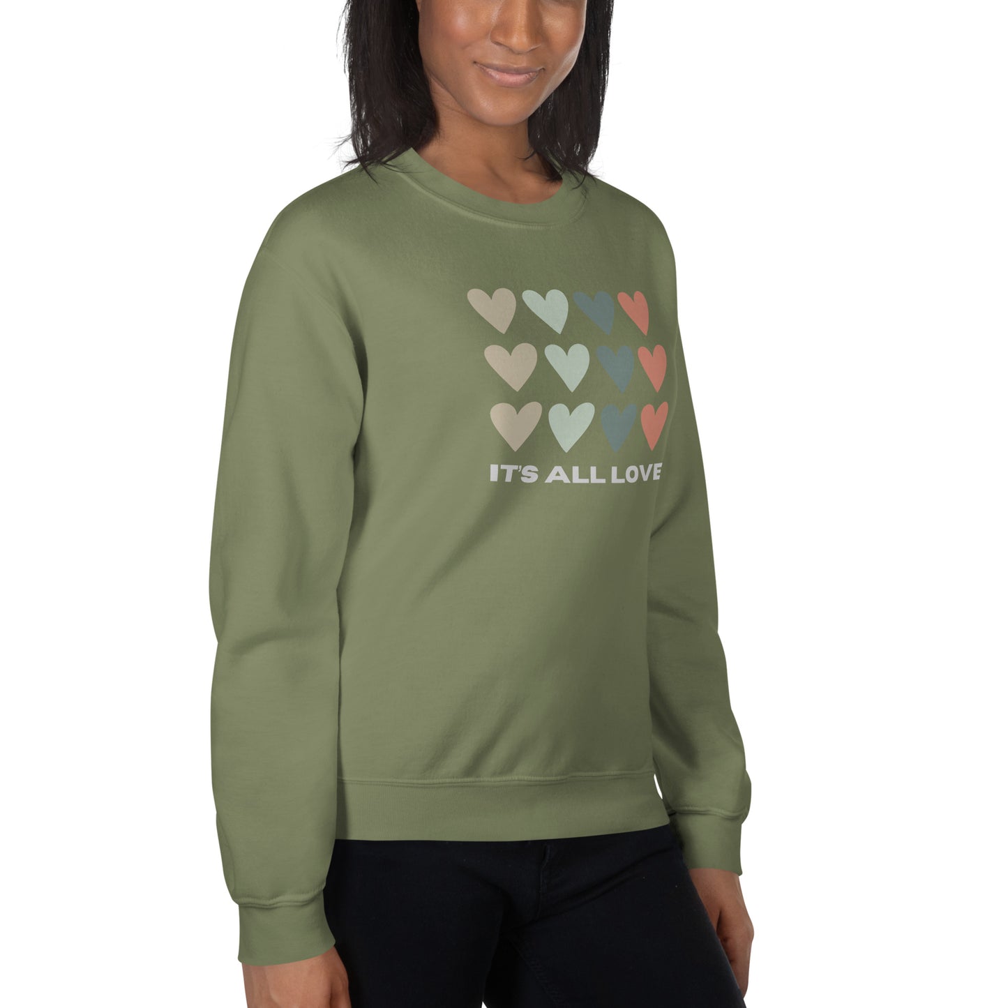 It's All Love Unisex Sweatshirt