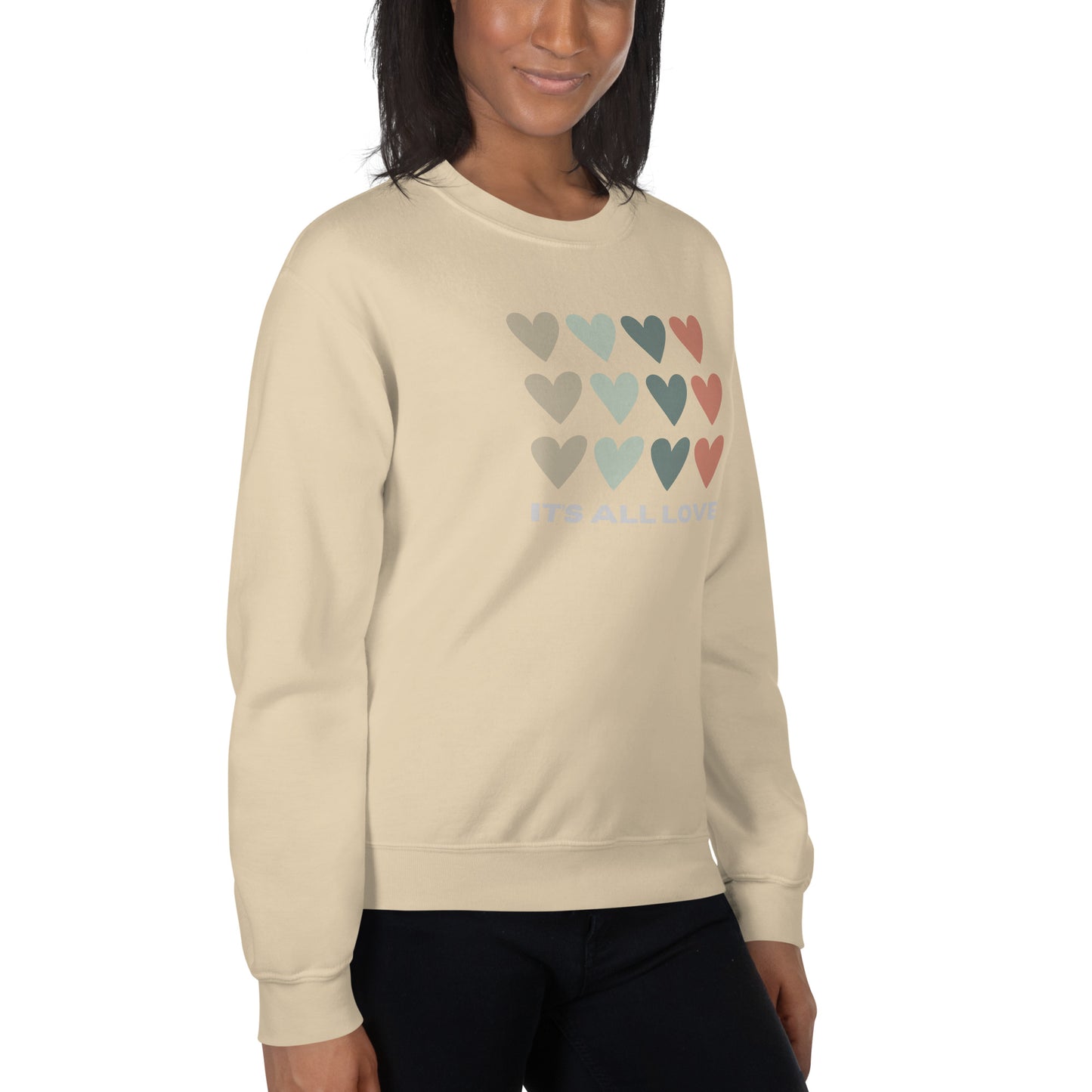 It's All Love Unisex Sweatshirt