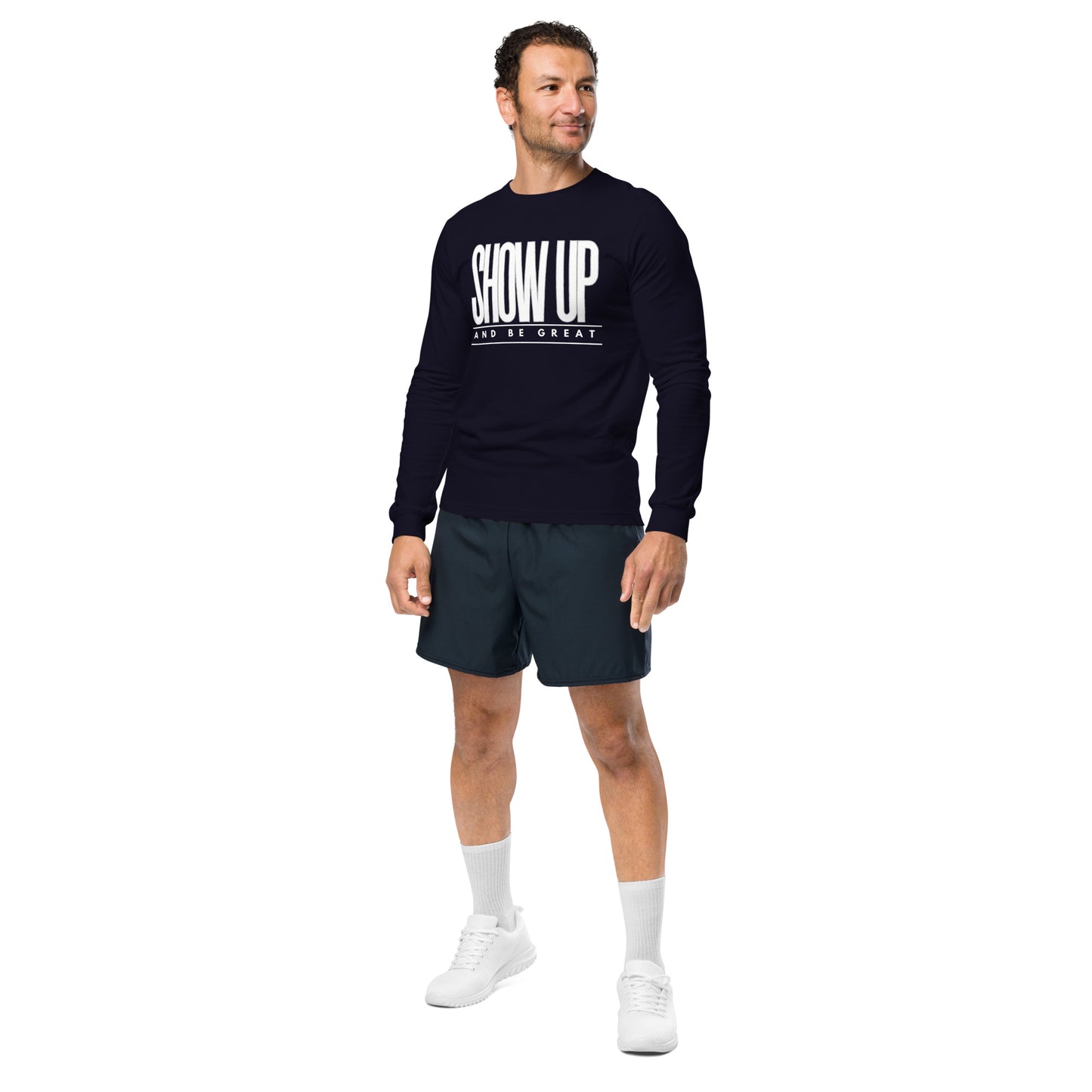 SHOW UP Unisex Long Sleeve Tee