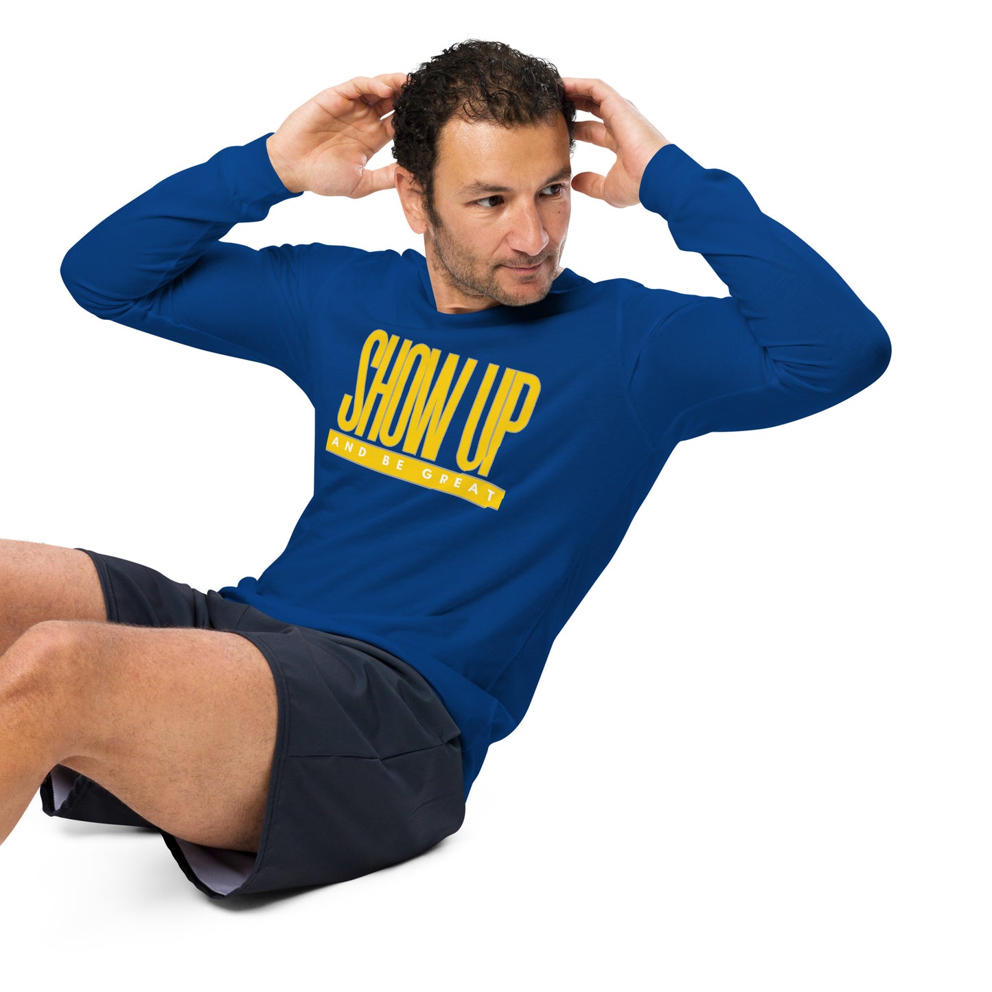 YELLOW "SHOW UP" Unisex Long Sleeve Tee