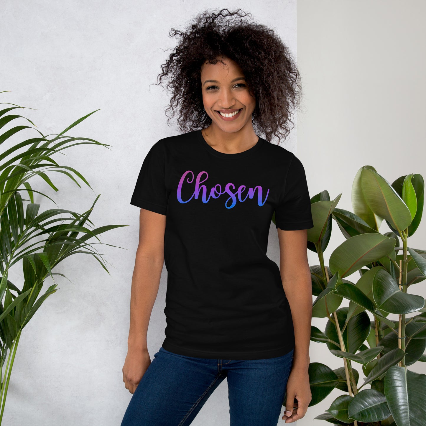 Chosen (multi-colored )Unisex t-shirt