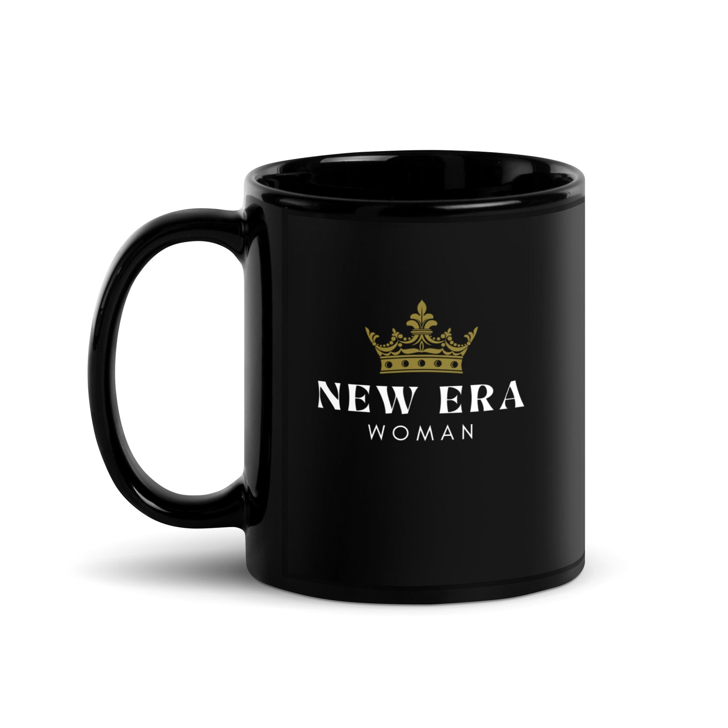 New Era Woman Black Glossy Mug