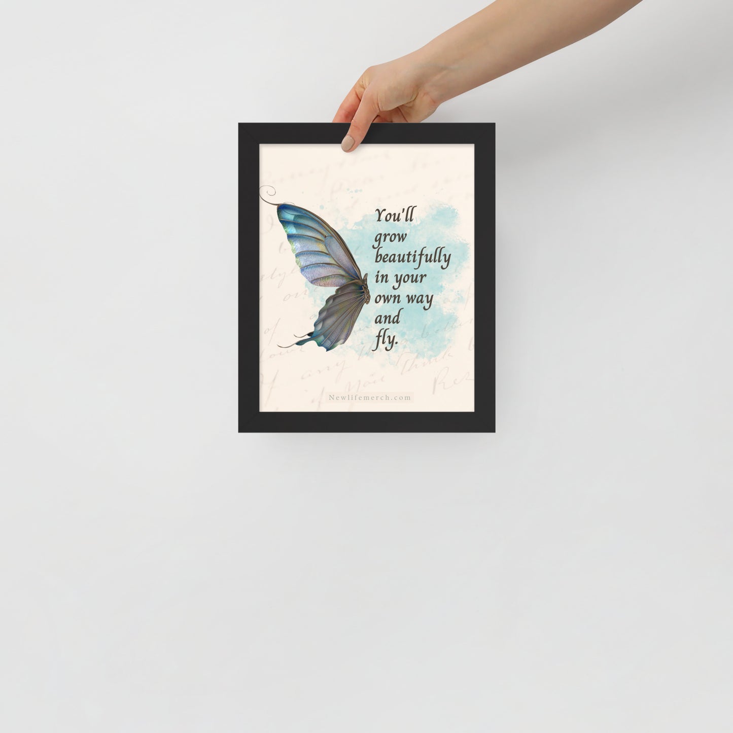 Butterfly Artwork Framed poster