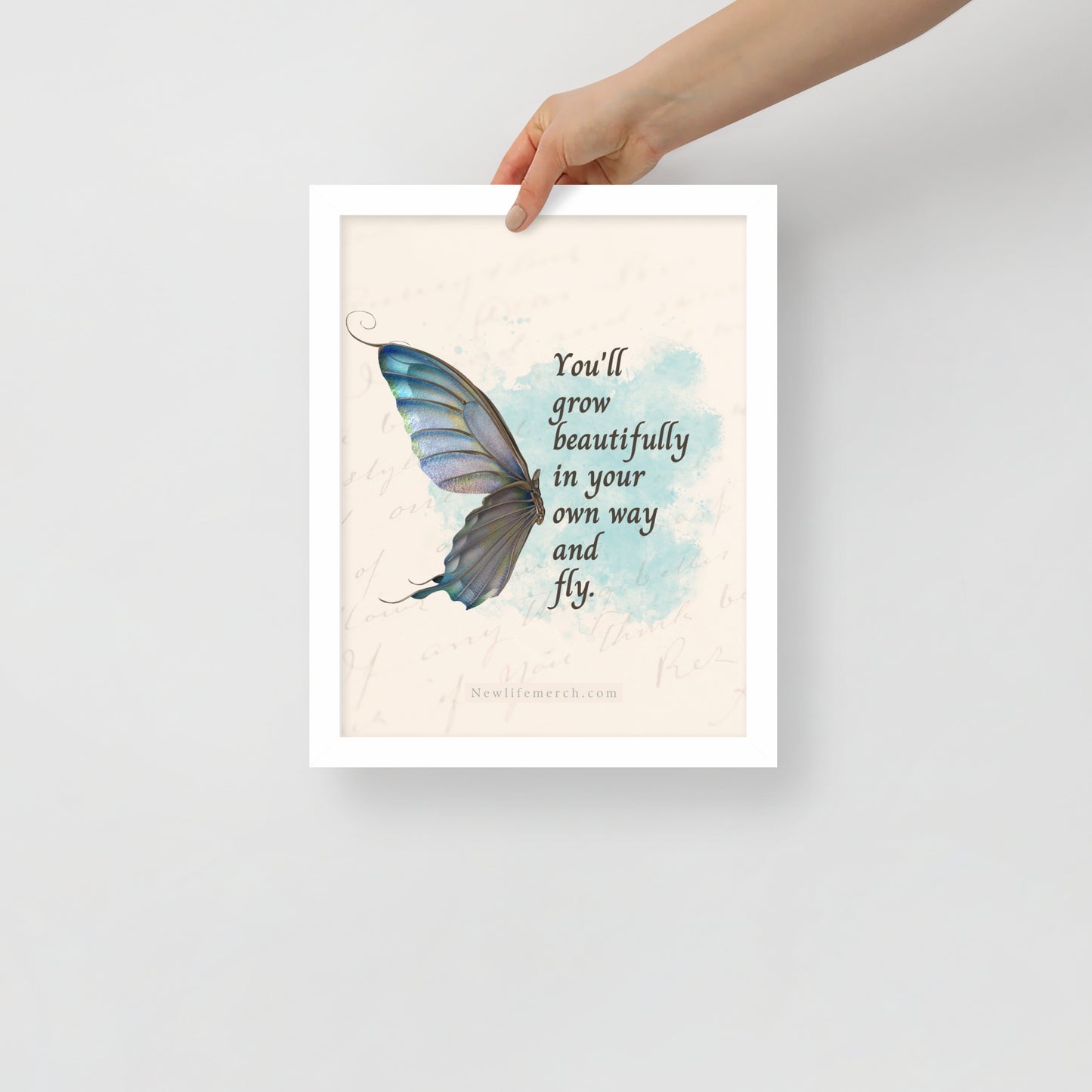 Butterfly Artwork Framed poster