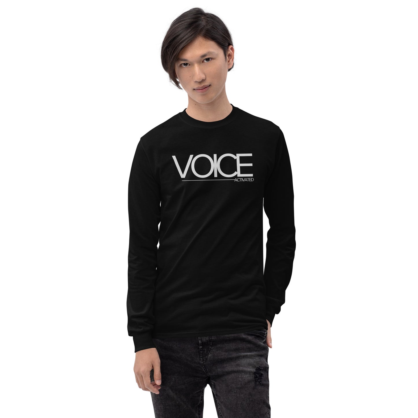 "Voice Activated" Men’s Long Sleeve Shirt