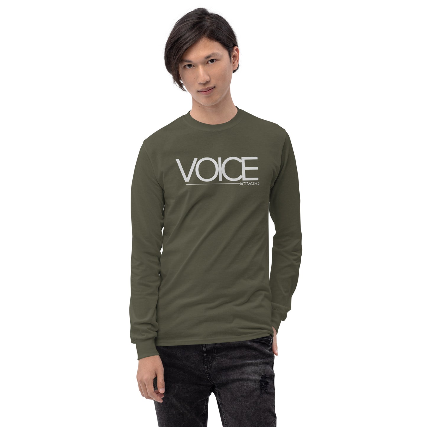 "Voice Activated" Men’s Long Sleeve Shirt