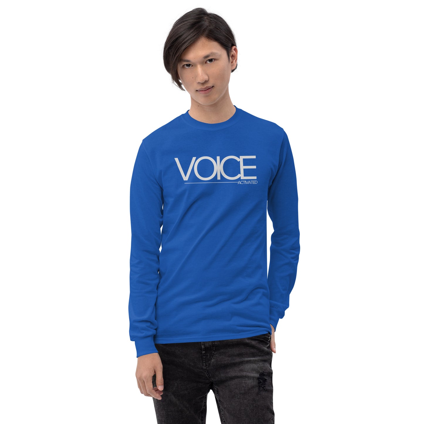 "Voice Activated" Men’s Long Sleeve Shirt