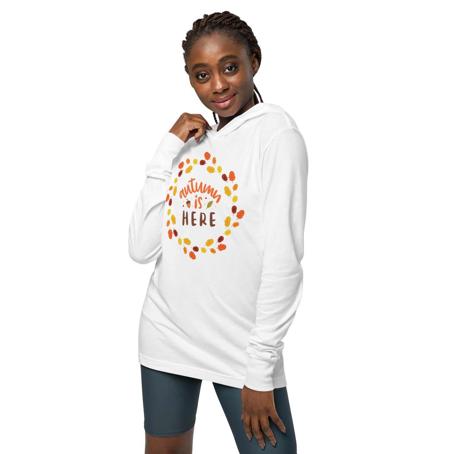 Autumn Is Here - Hooded long-sleeve tee