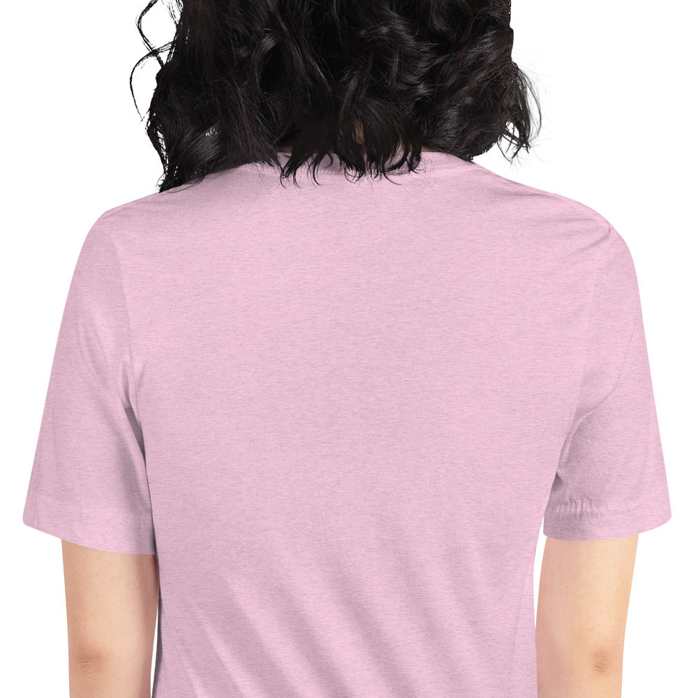 Chosen purple font- Unisex t-shirt