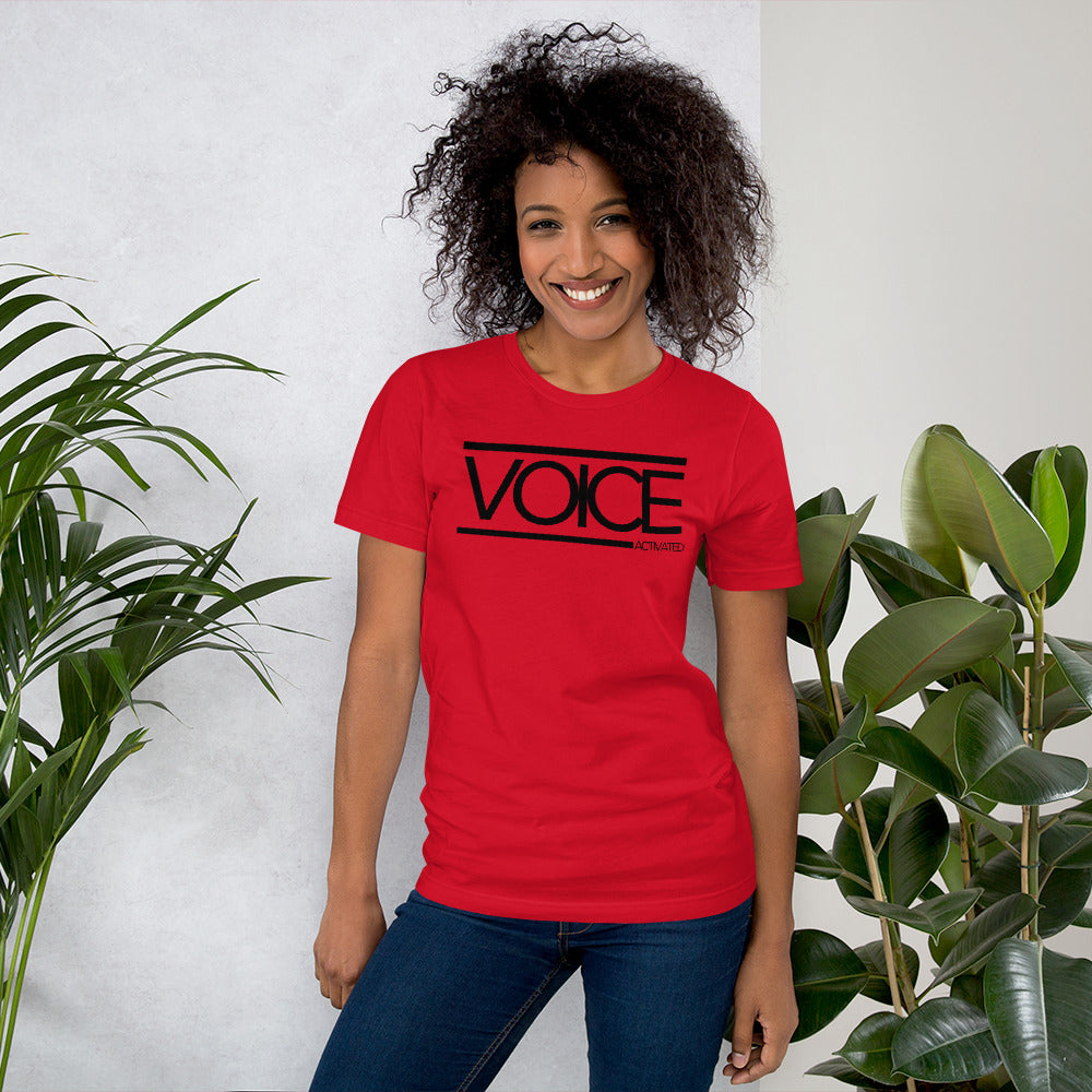 "Voice Activated" Unisex t-shirt