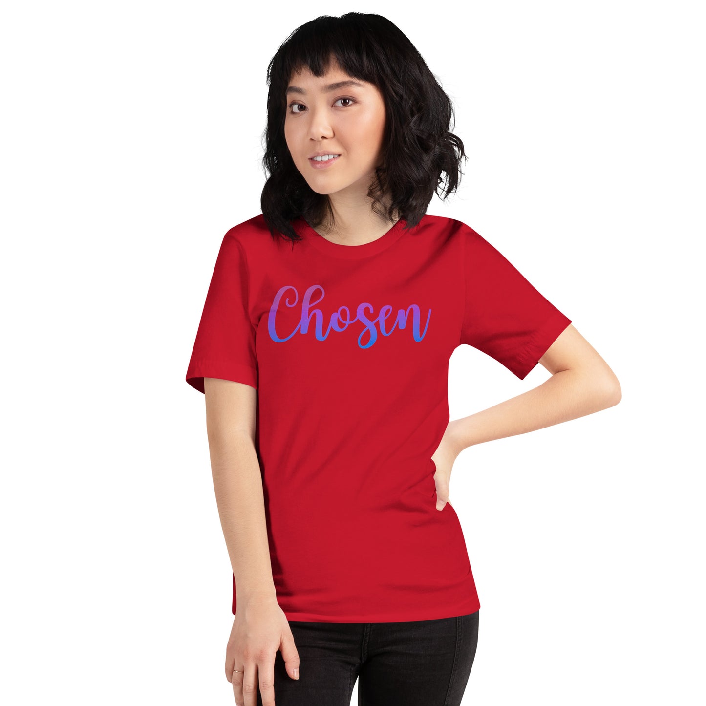 Chosen (multi-colored )Unisex t-shirt