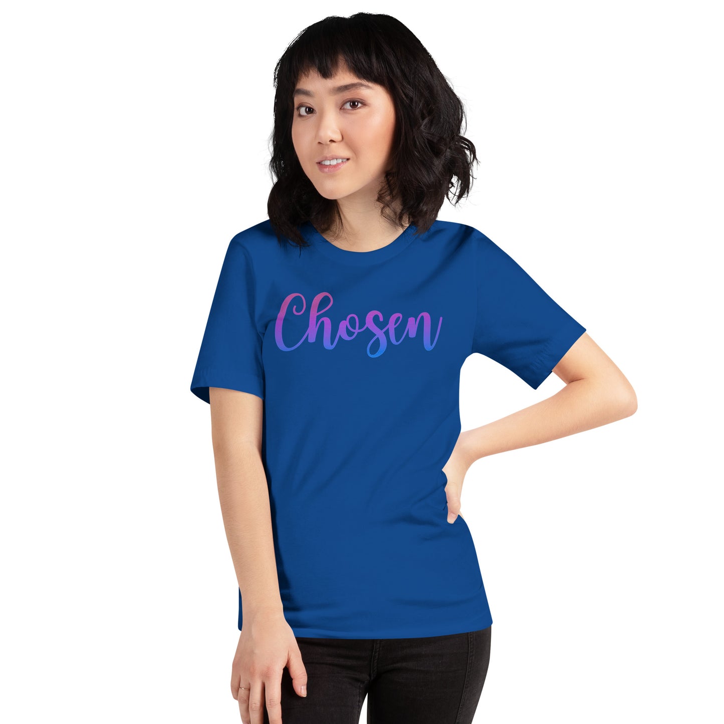 Chosen (multi-colored )Unisex t-shirt