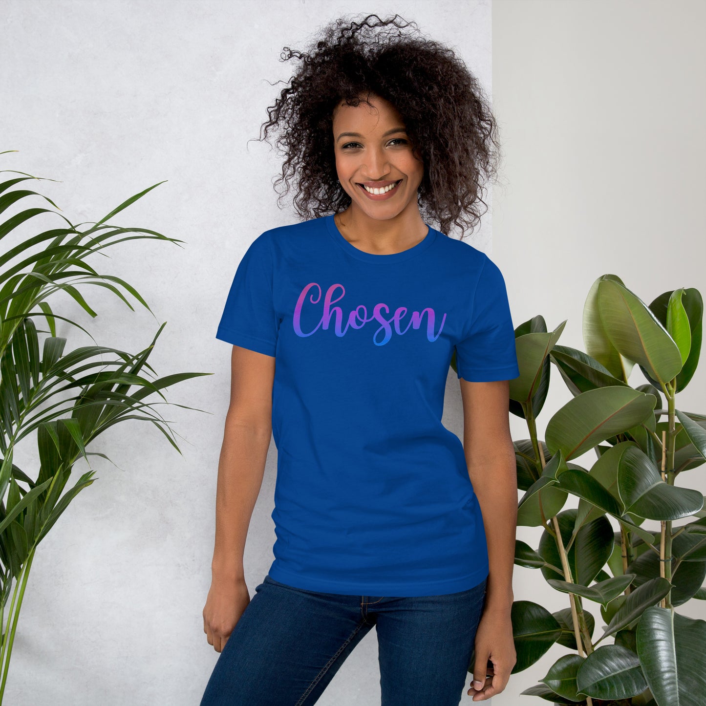 Chosen (multi-colored )Unisex t-shirt