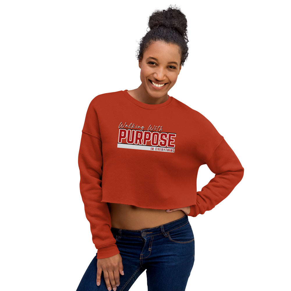 Walking In Purpose Crop Sweatshirt