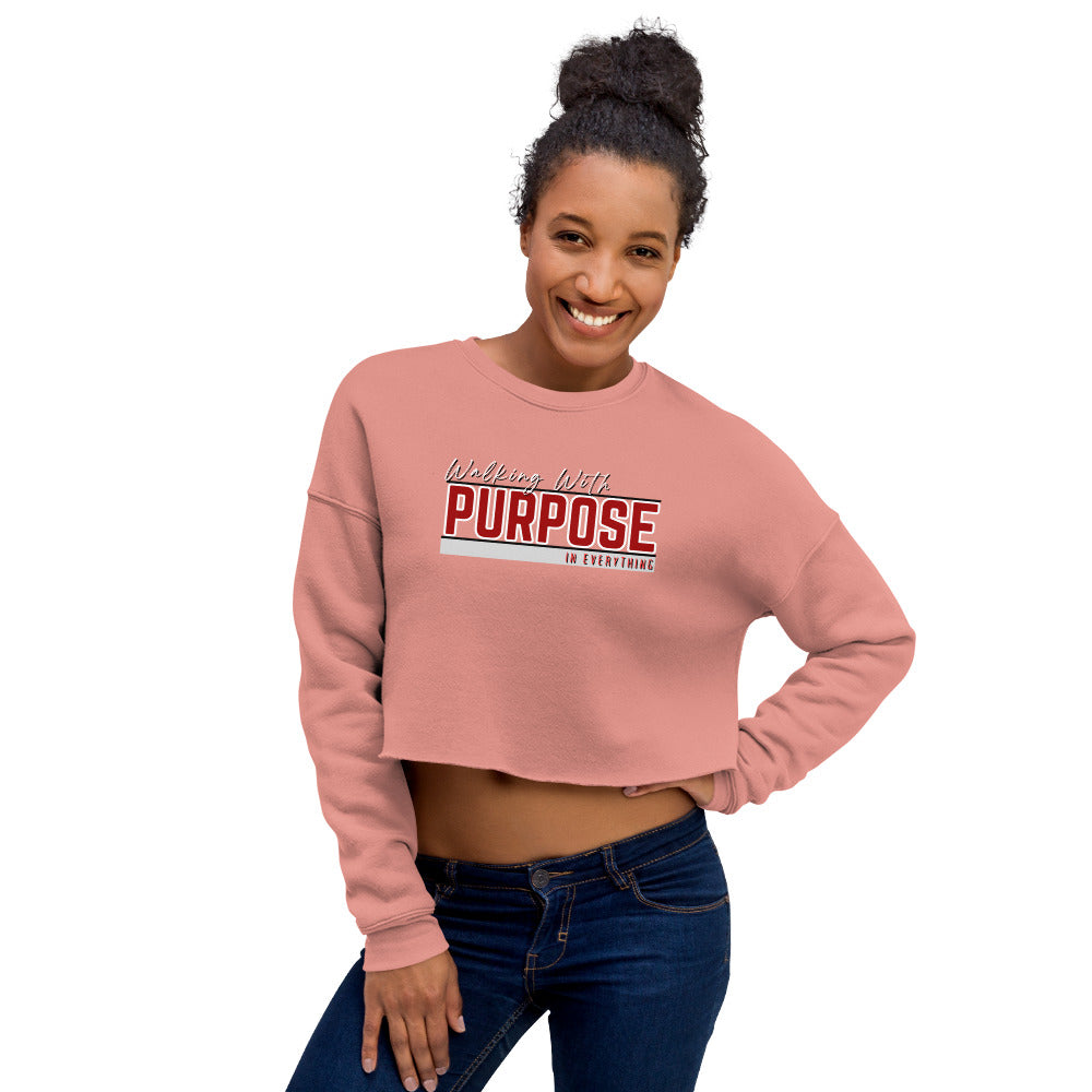 Walking In Purpose Crop Sweatshirt