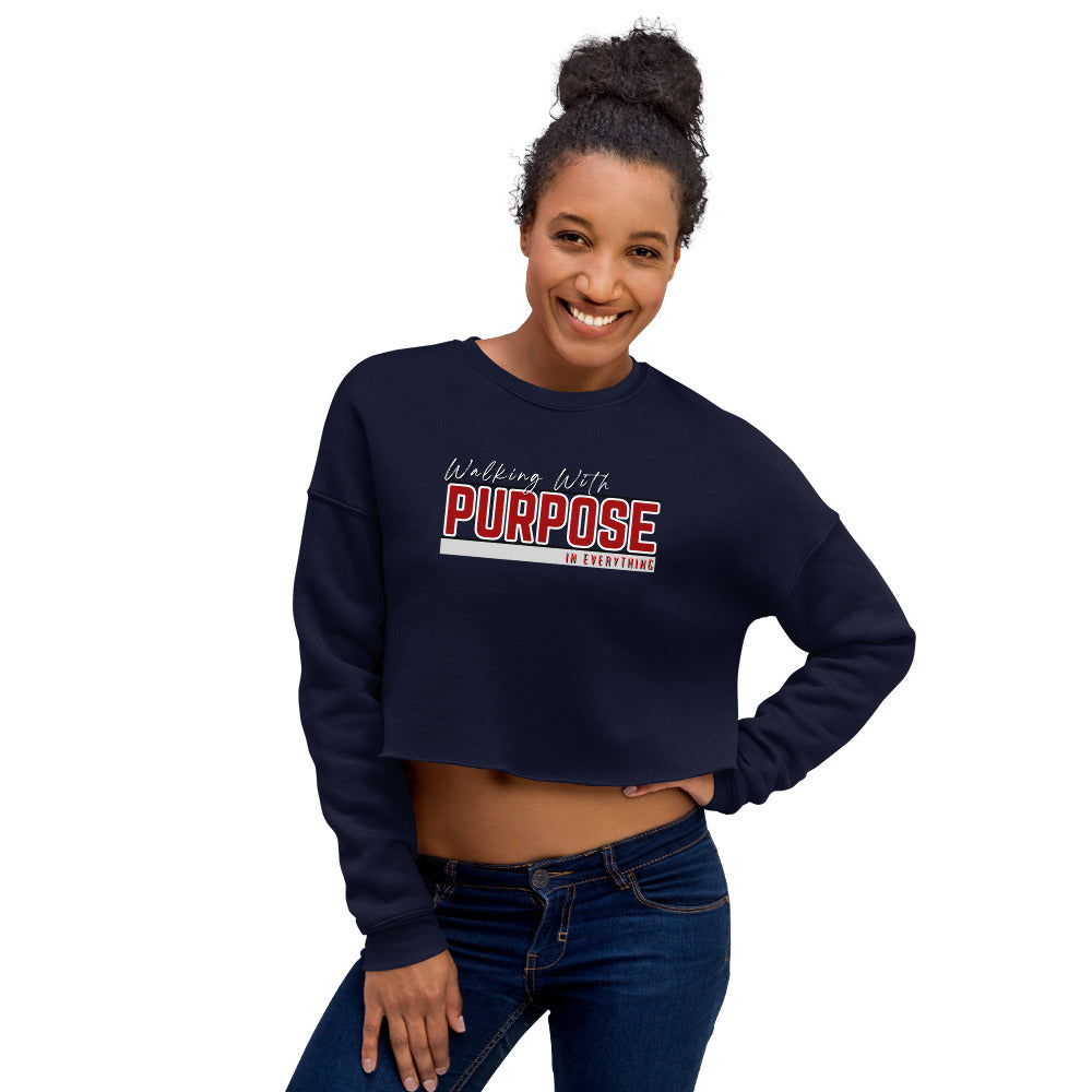 Walking In Purpose Crop Sweatshirt