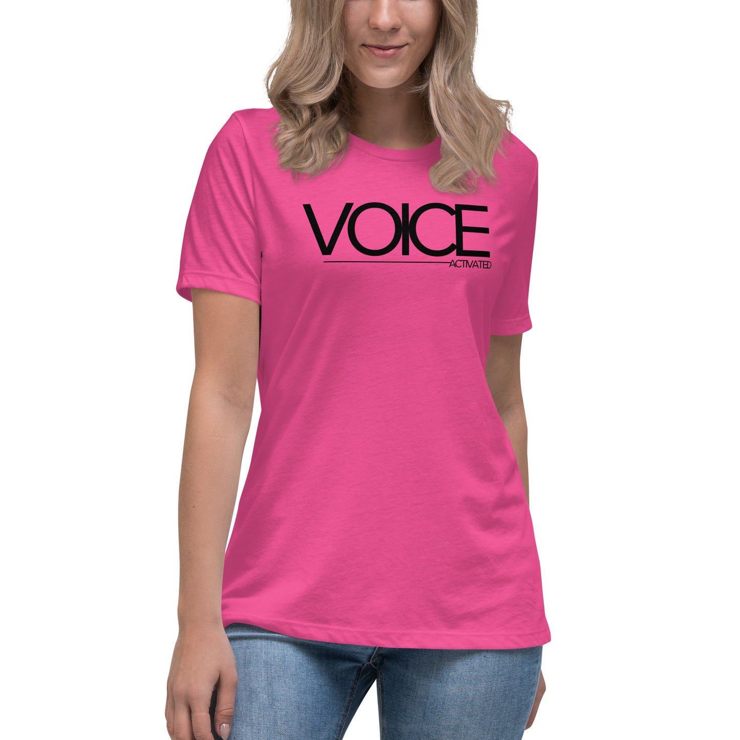 "Voice Activated" Women's Relaxed T-Shirt