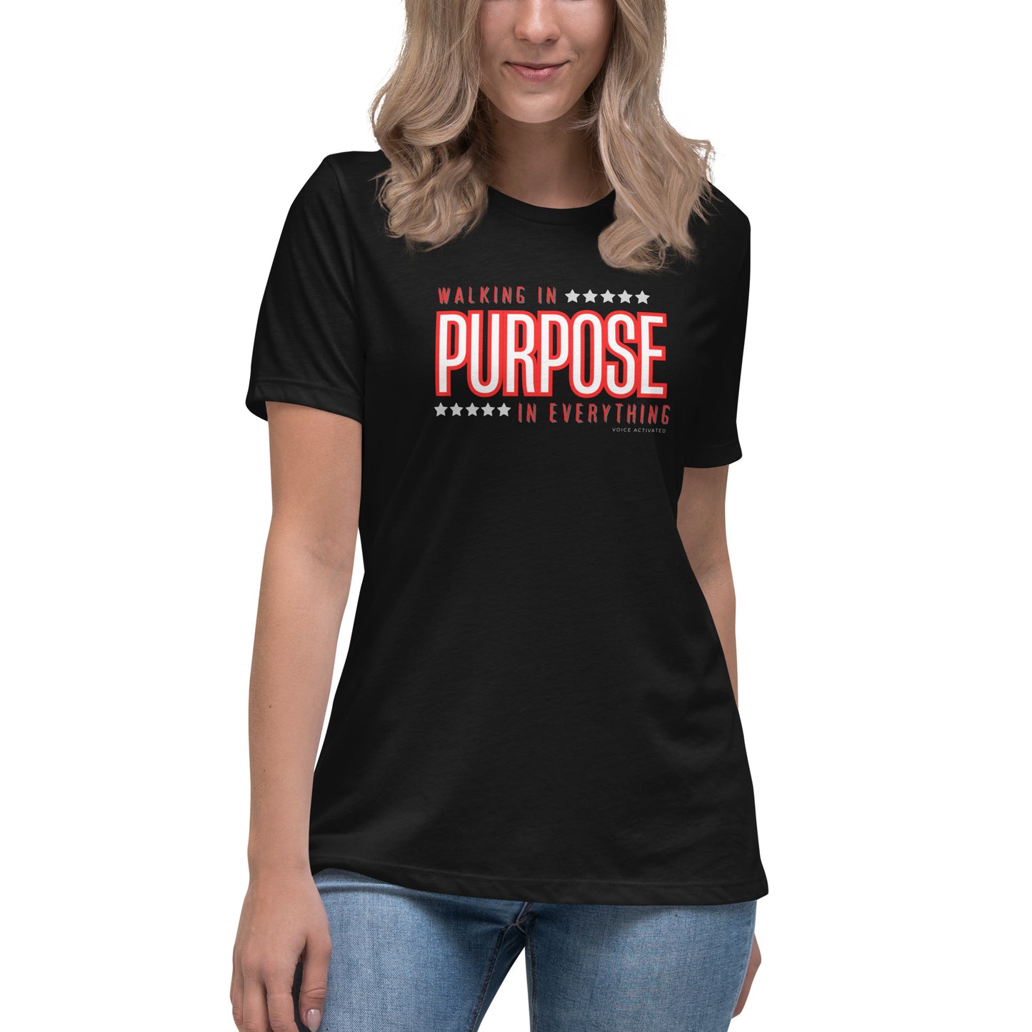 Walking in Purpose - Women's Relaxed T-Shirt