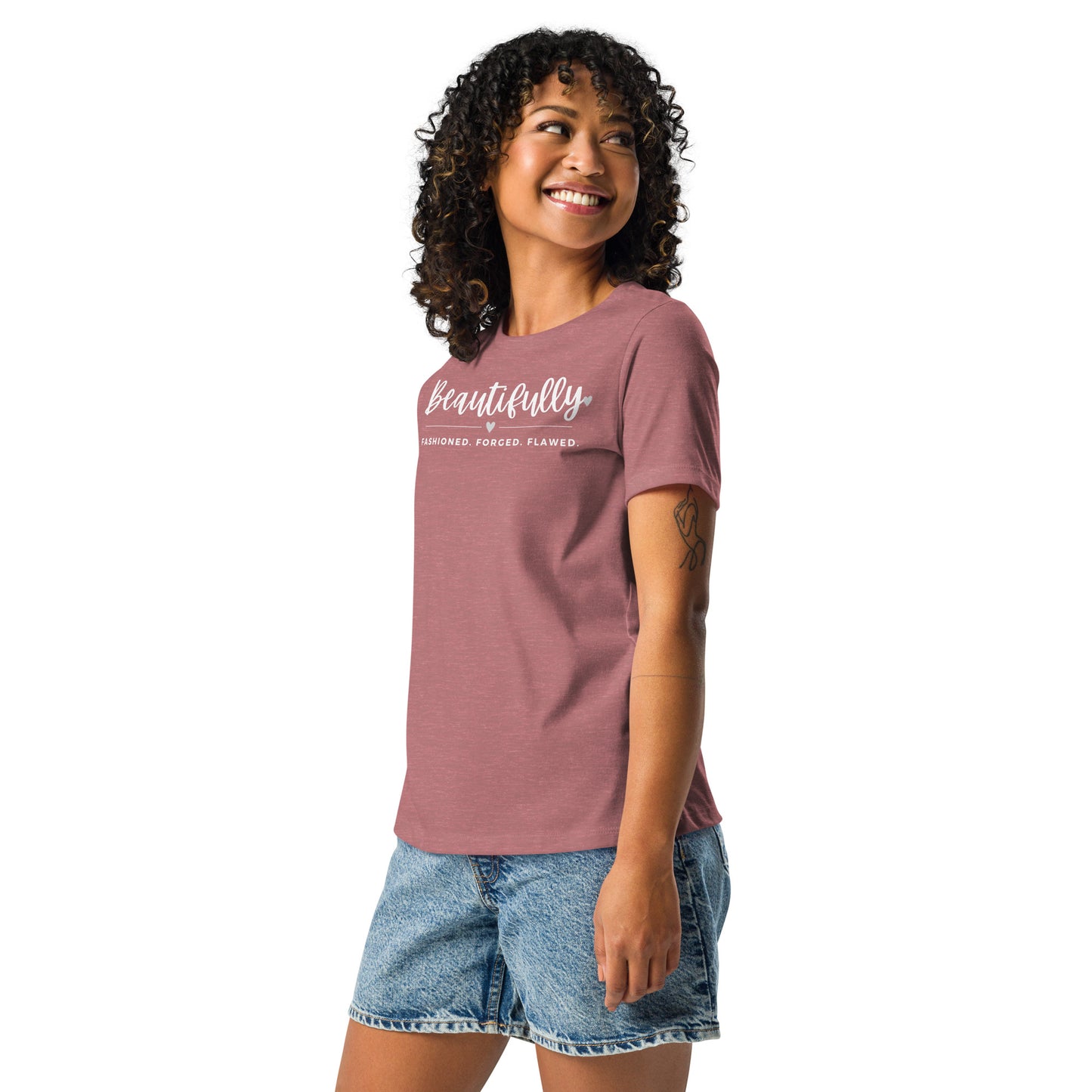 Beautifully- Women's Relaxed T-Shirt