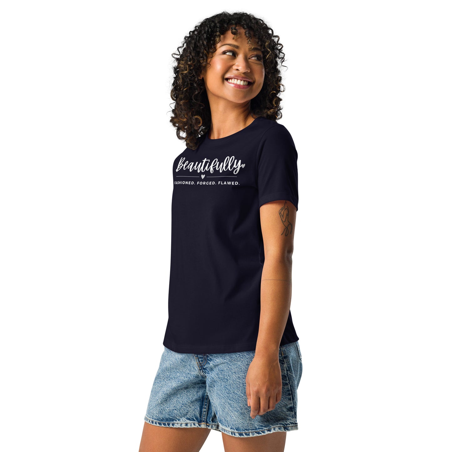 Beautifully- Women's Relaxed T-Shirt