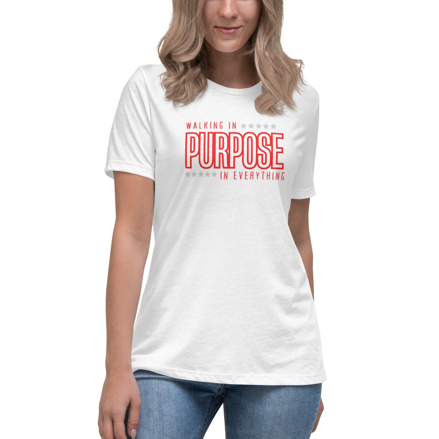 Walking in Purpose - Women's Relaxed T-Shirt